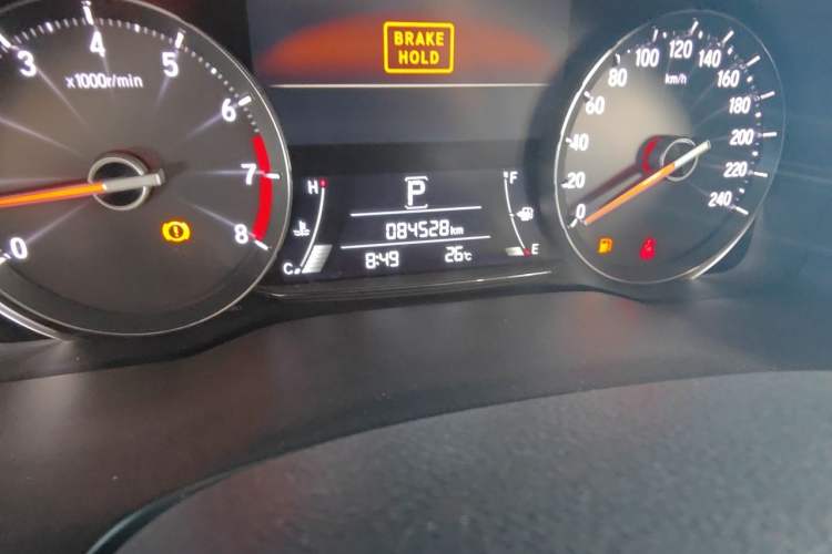 Used Honda Avancier 2019 240TURBO Two-Wheel Drive Elite Edition Odometer Close Up