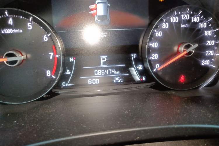 Used Honda Avancier 2019 240TURBO Two-Wheel Drive Elite Edition Odometer Close Up