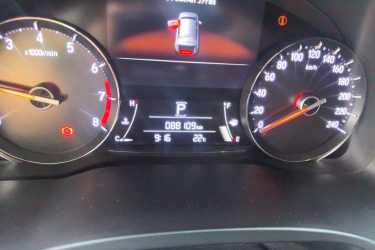 Used Honda Avancier 2019 240TURBO Two-Wheel Drive Luxury Edition Odometer Close Up