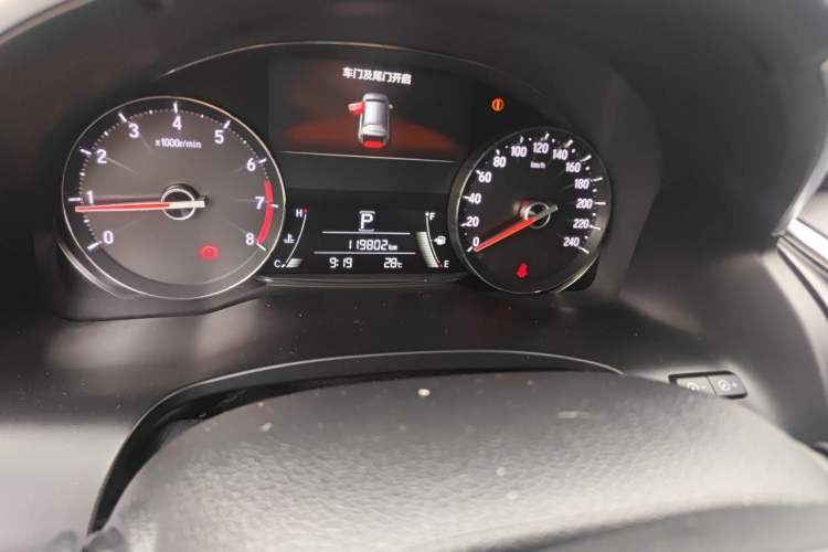 Used Honda Avancier 2019 240TURBO Two-Wheel Drive Comfort Version Odometer Close Up