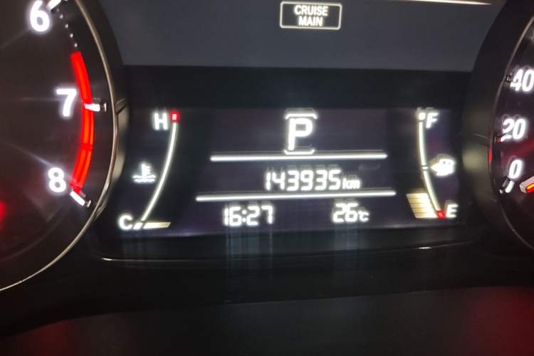 Used Honda Avancier 2019 240TURBO Two-Wheel Drive Elite Edition Odometer Close Up