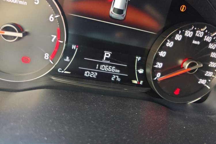 Used Honda Avancier 2019 240TURBO Two-Wheel Drive Comfort Version Odometer Close Up