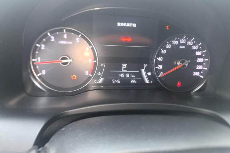 Used Honda Avancier 2019 240TURBO Two-Wheel Drive Luxury Edition Odometer Close Up