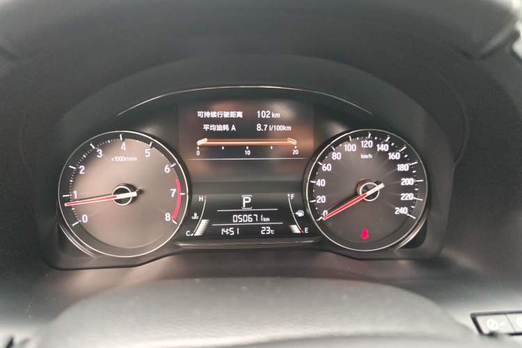 Used Honda Avancier 2019 240TURBO Two-Wheel Drive Comfort Version Odometer Close Up