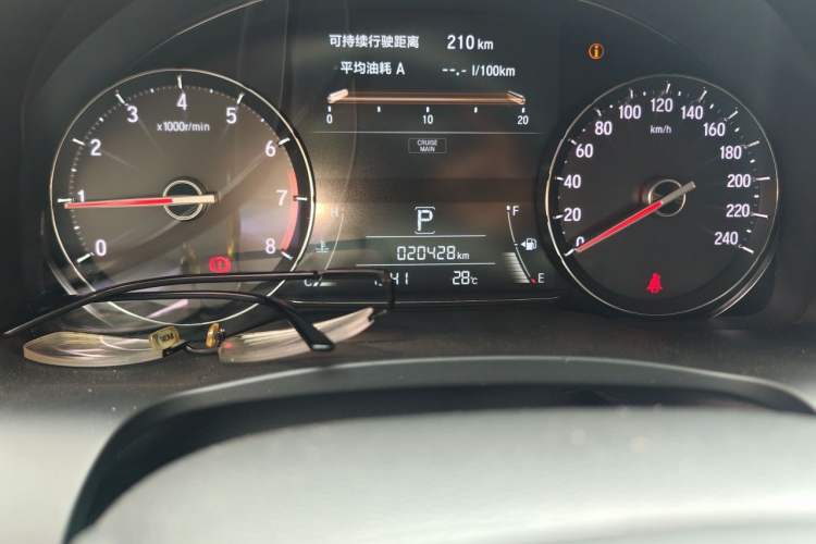 Used Honda Avancier 2019 240TURBO 2WD Luxury Starry Sky Limited Edition Odometer Close Up