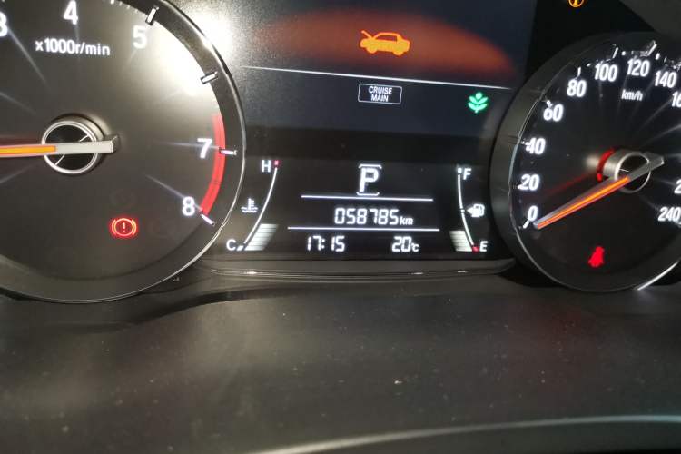 Used Honda Avancier 2019 240TURBO Two-Wheel Drive Comfort Version Odometer Close Up
