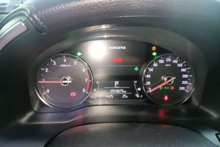Used Honda Avancier 2019 240TURBO Two-Wheel Drive Premium Edition Instrument Cluster