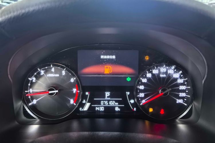 Used Honda Avancier 2019 240TURBO Two-Wheel Drive Comfort Version Odometer Close Up