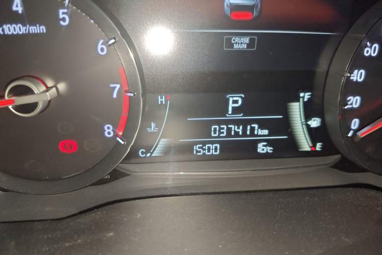 Used Honda Avancier 2019 240TURBO Two-Wheel Drive Elite Edition Odometer Close Up