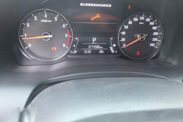 Used Honda Avancier 2019 240TURBO Two-Wheel Drive Elite Edition Odometer Close Up