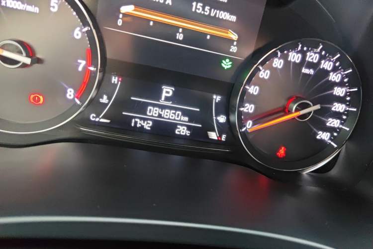 Used Honda Avancier 2019 240TURBO Two-Wheel Drive Luxury Edition Odometer Close Up
