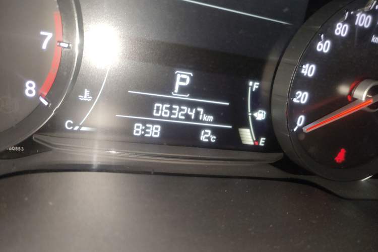 Used Honda Avancier 2019 240TURBO Two-Wheel Drive Premium Edition Odometer Close Up