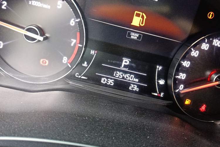 Used Honda Avancier 2019 240TURBO Two-Wheel Drive Elite Edition Odometer Close Up