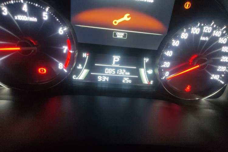 Used Honda Avancier 2019 240TURBO Two-Wheel Drive Elite Edition Odometer Close Up