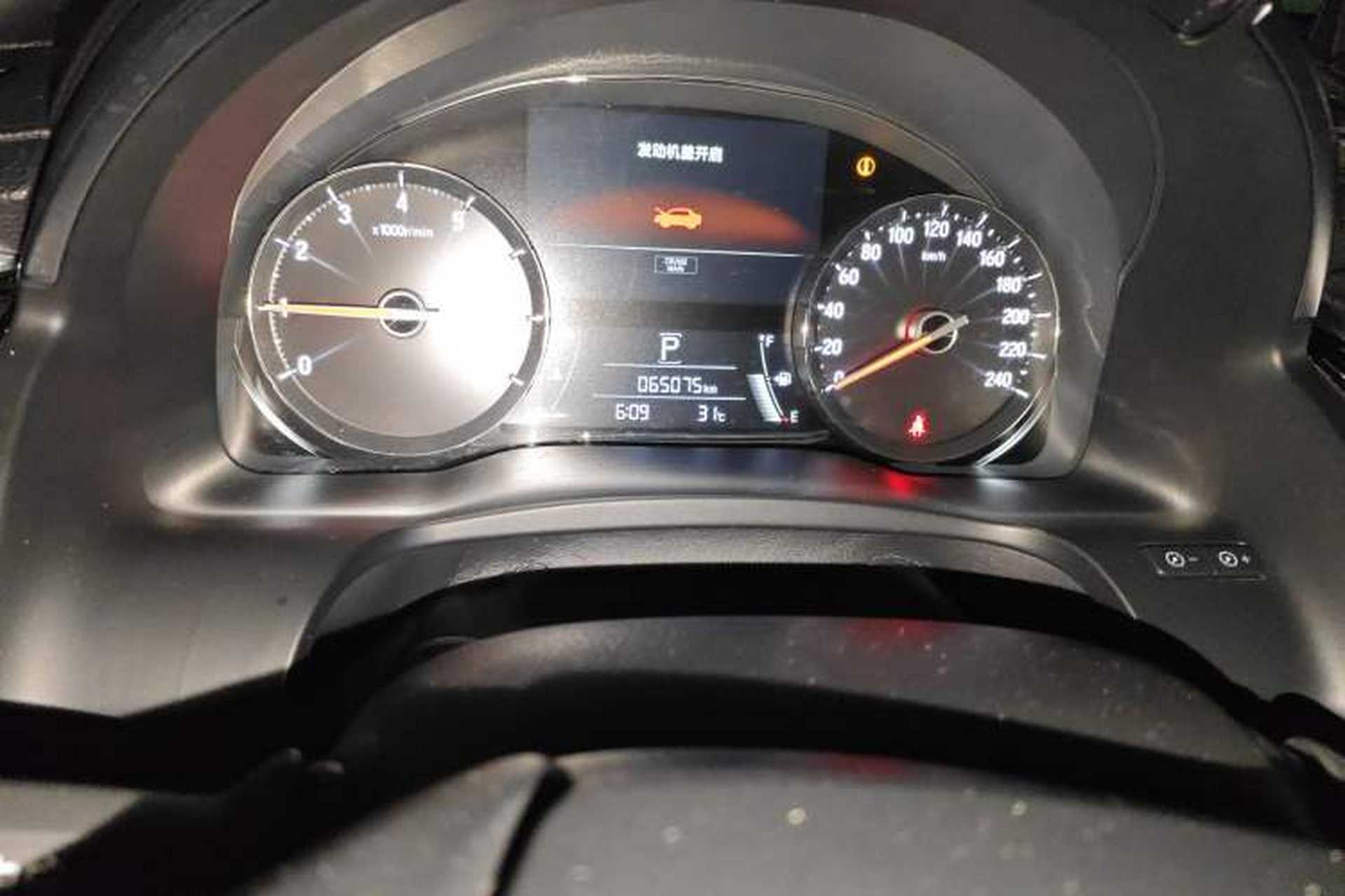 Used Honda Avancier 2019 240TURBO Two-Wheel Drive Luxury Edition Odometer Close Up