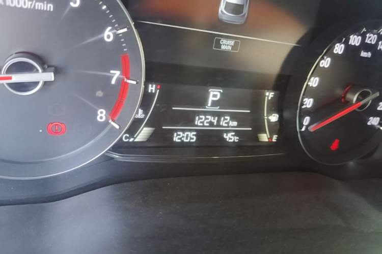 Used Honda Avancier 2019 240TURBO Two-Wheel Drive Luxury Edition Odometer Close Up