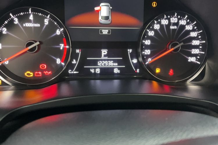 Used Honda Avancier 2019 240TURBO Two-Wheel Drive Luxury Edition Odometer Close Up