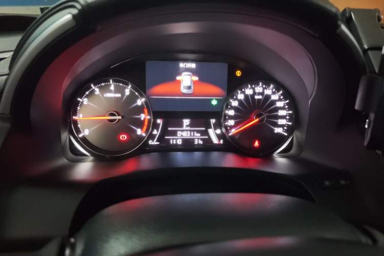 Used Honda Avancier 2019 240TURBO Two-Wheel Drive Elite Edition Odometer Close Up