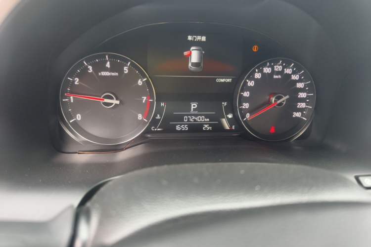Used Honda Avancier 2020 370TURBO Two-Wheel Drive Luxury Edition Odometer Close Up