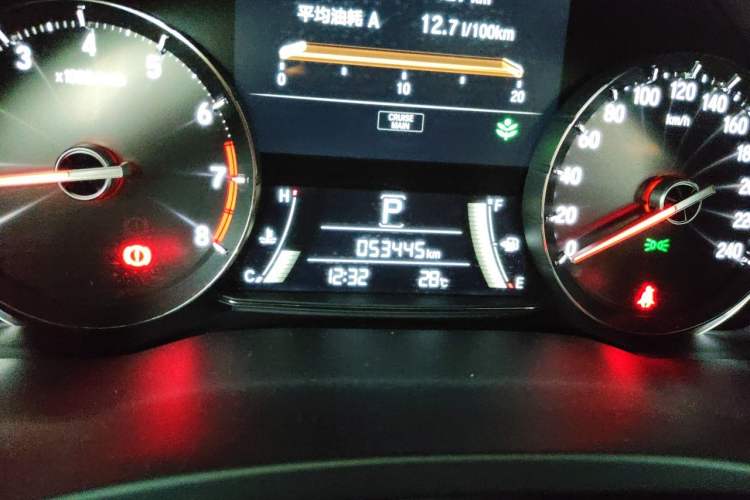 Used Honda Avancier 2020 240TURBO Front-Wheel Drive Smart Edition Odometer Close Up