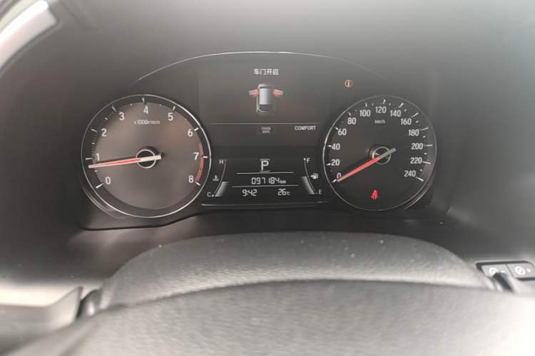 Used Honda Avancier 2020 240TURBO Front-Wheel Drive Smart Edition Odometer Close Up