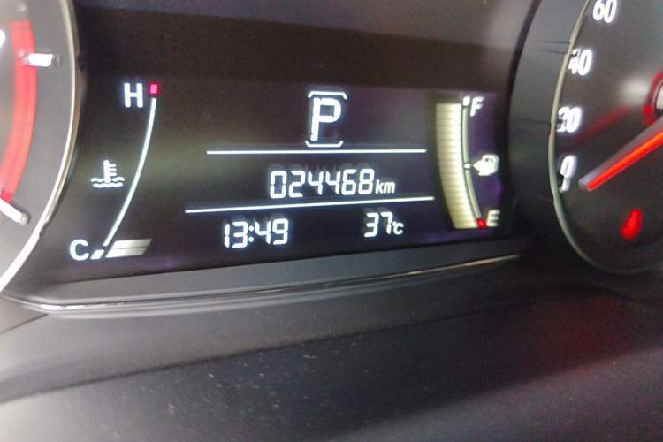 Used Honda Avancier 2020 370TURBO Four-Wheel Drive Premium Edition Odometer Close Up