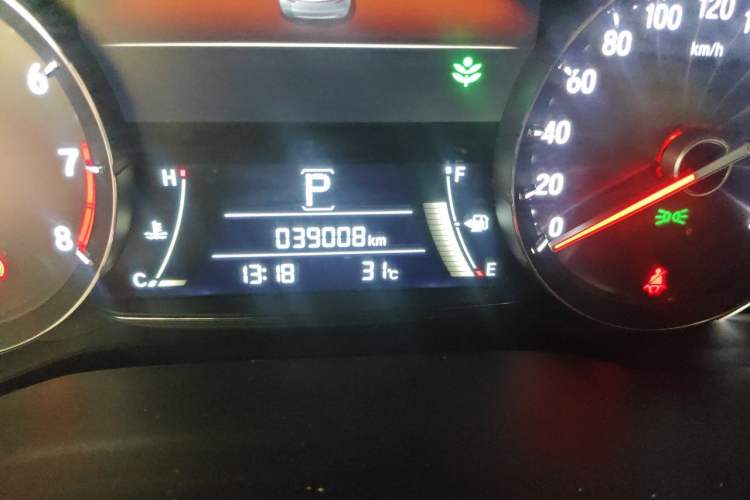 Used Honda Avancier 2020 370TURBO Four-Wheel Drive Premium Edition Odometer Close Up