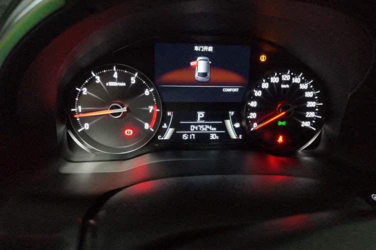 Used Honda Avancier 2020 370TURBO Four-Wheel Drive Premium Edition Odometer Close Up