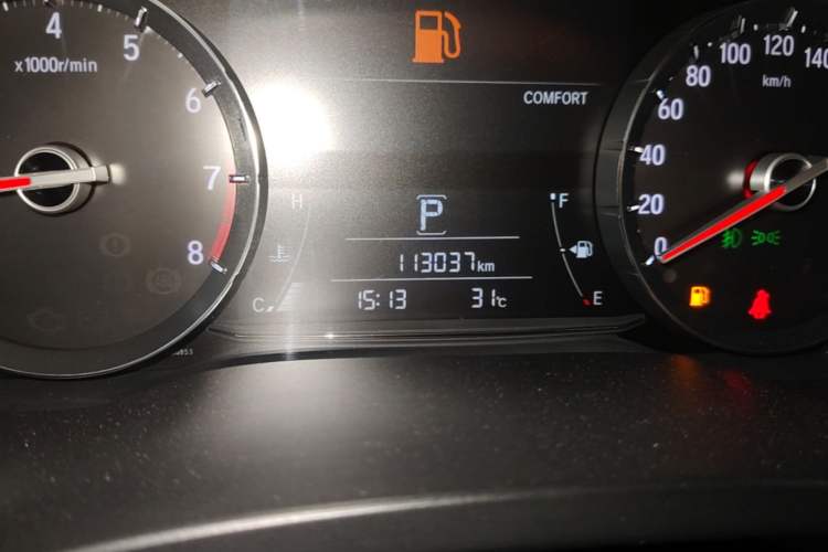 Used Honda Avancier 2020 370TURBO Four-Wheel Drive Premium Edition Odometer Close Up