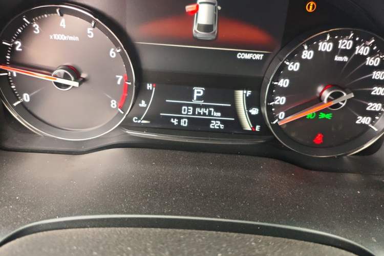 Used Honda Avancier 2020 370TURBO Two-Wheel Drive Luxury Edition Odometer Close Up