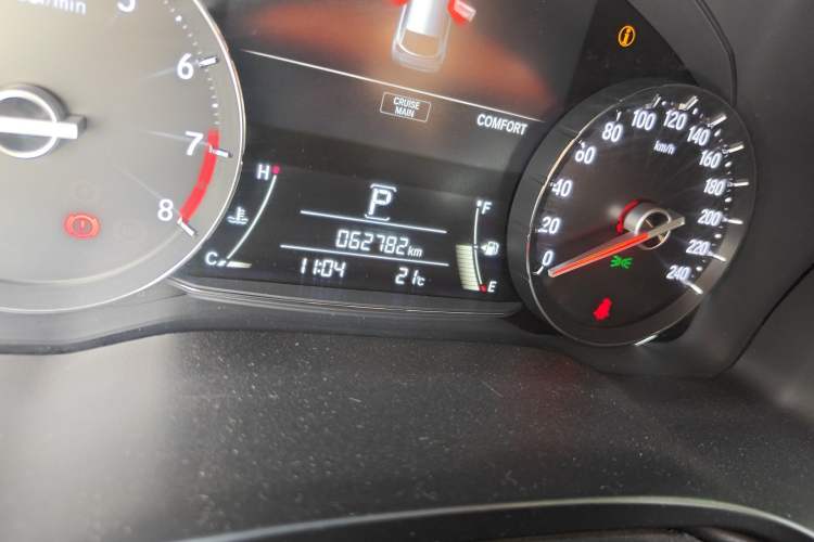Used Honda Avancier 2020 370TURBO Four-Wheel Drive Premium Edition Odometer Close Up