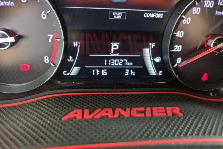 Used Honda Avancier 2020 370TURBO Four-Wheel Drive Premium Edition Odometer Close Up