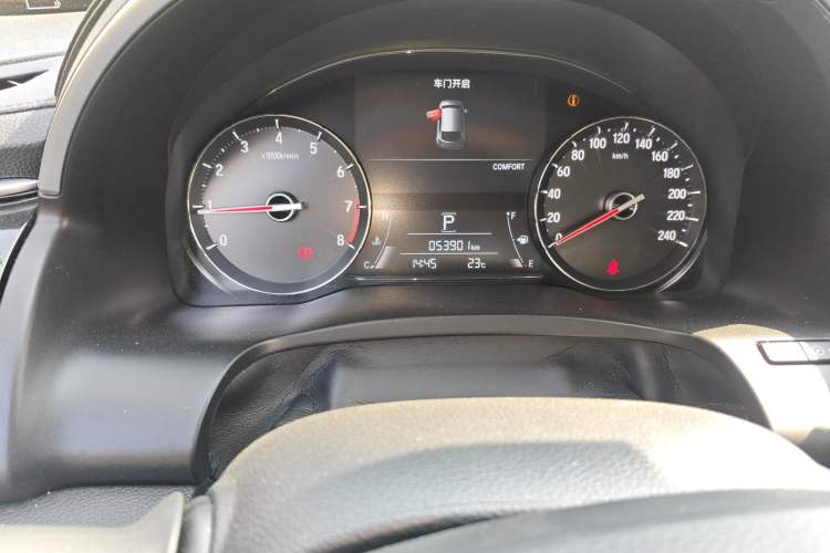 Used Honda Avancier 2020 370TURBO Two-Wheel Drive Luxury Edition Odometer Close Up