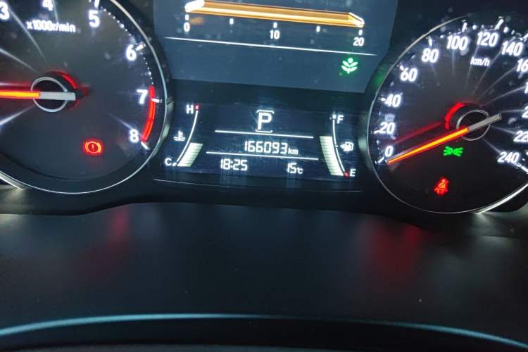 Used Honda Avancier 2020 370TURBO Four-Wheel Drive Premium Edition Odometer Close Up