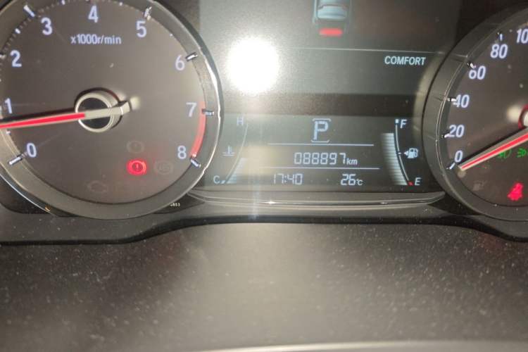 Used Honda Avancier 2020 370TURBO Two-Wheel Drive Luxury Edition Odometer Close Up