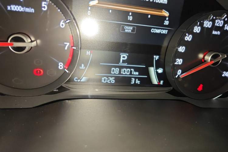 Used Honda Avancier 2020 240TURBO Two-Wheel Drive Comfort Edition Odometer Close Up