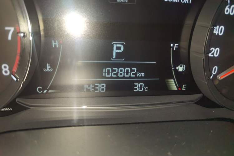 Used Honda Avancier 2020 370TURBO Four-Wheel Drive Premium Edition Odometer Close Up