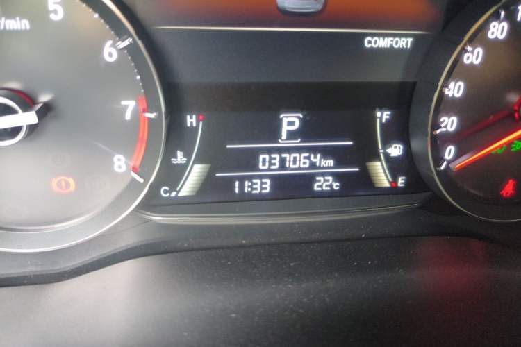 Used Honda Avancier 2020 370TURBO Four-Wheel Drive Premium Edition Odometer Close Up