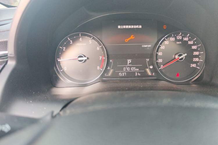 Used Honda Avancier 2020 370TURBO Four-Wheel Drive Premium Edition Odometer Close Up