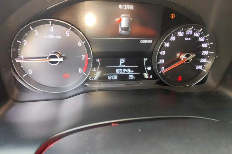 Used Honda Avancier 2020 370TURBO Two-Wheel Drive Luxury Edition Odometer Close Up