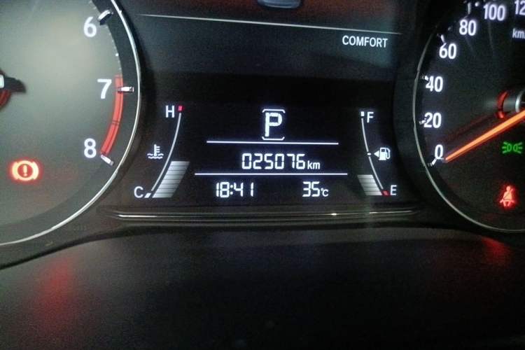 Used Honda Avancier 2020 370TURBO Four-Wheel Drive Premium Edition Odometer Close Up