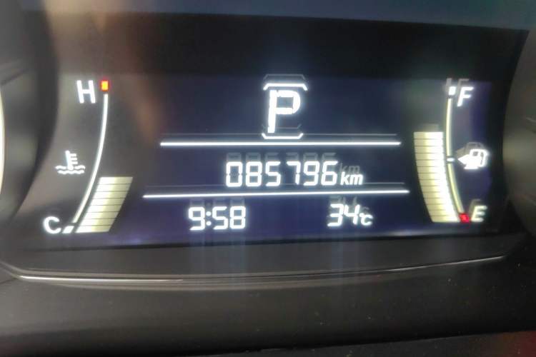 Used Honda Avancier 2020 240TURBO Front-Wheel Drive Smart Edition Odometer Close Up