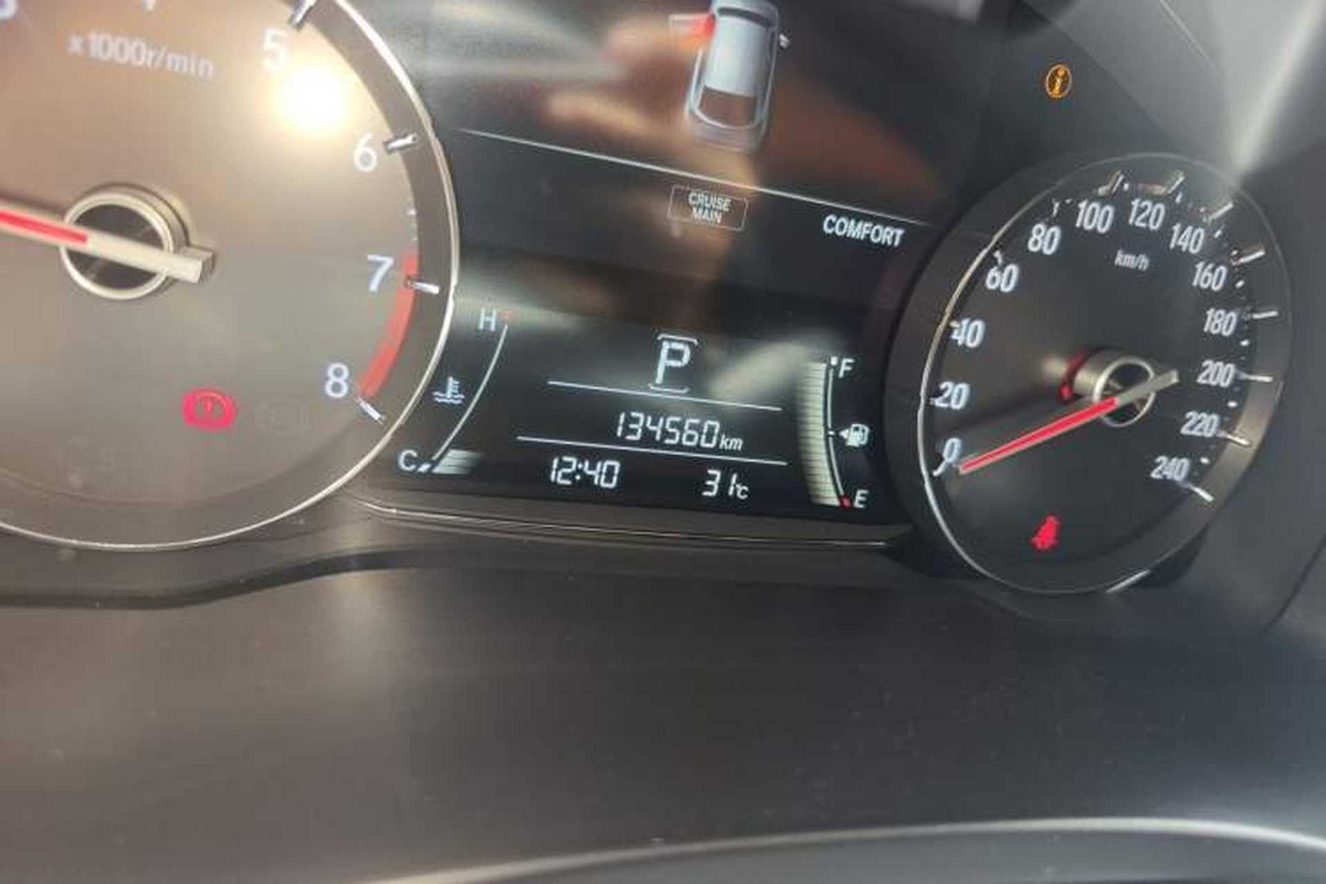 Used Honda Avancier 2020 370TURBO Four-Wheel Drive Premium Edition Odometer Close Up