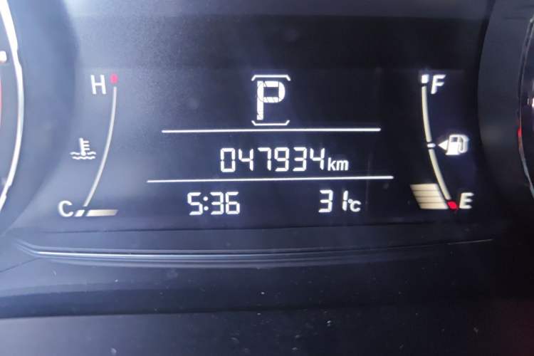 Used Honda Avancier 2020 240TURBO Front-Wheel Drive Smart Edition Odometer Close Up
