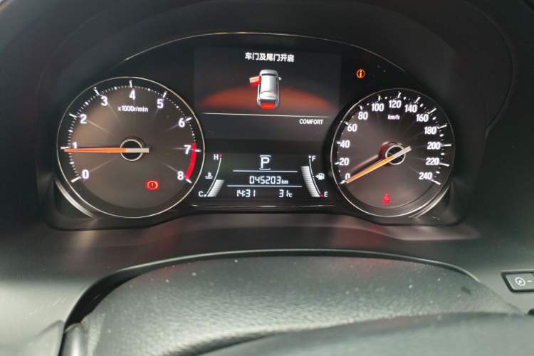 Used Honda Avancier 2020 370TURBO Four-Wheel Drive Premium Edition Odometer Close Up