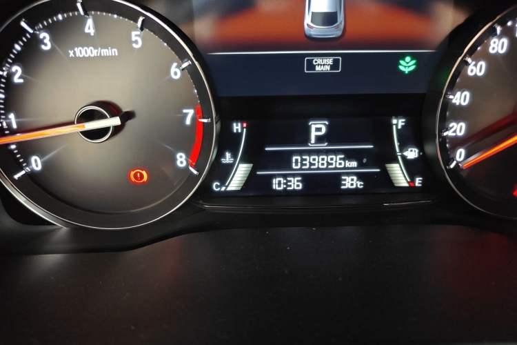 Used Honda Avancier 2020 370TURBO Four-Wheel Drive Premium Edition Odometer Close Up