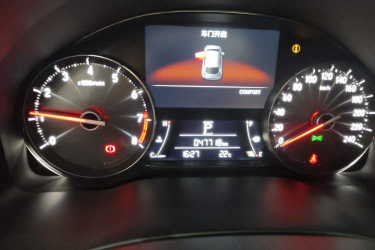 Used Honda Avancier 2020 370TURBO Four-Wheel Drive Supreme Edition Odometer Close Up