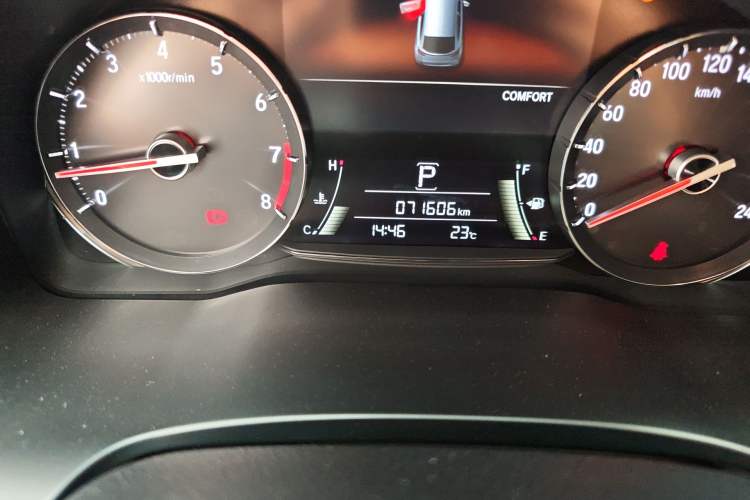 Used Honda Avancier 2020 370TURBO Four-Wheel Drive Premium Edition Odometer Close Up