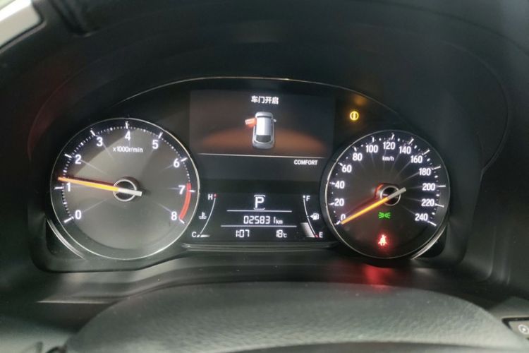 Used Honda Avancier 2020 370TURBO Two-Wheel Drive Luxury Edition Odometer Close Up