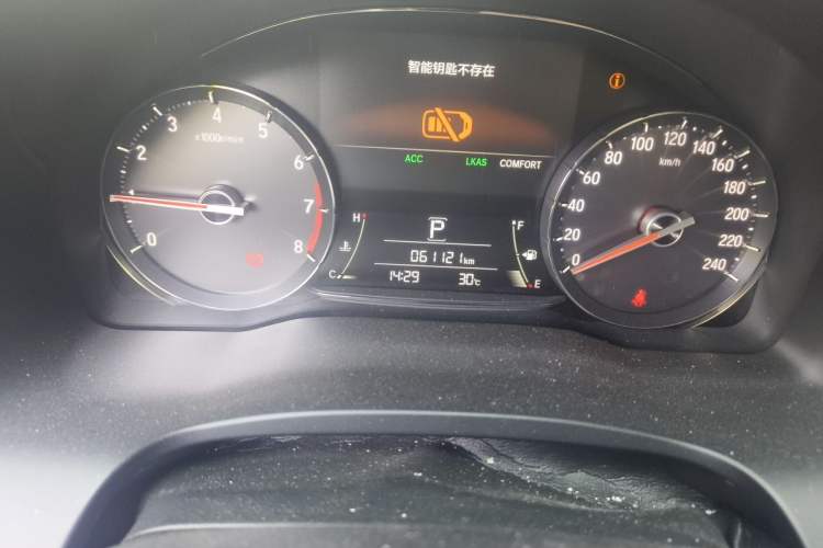 Used Honda Avancier 2020 240TURBO Two-Wheel Drive Premium Edition Odometer Close Up
